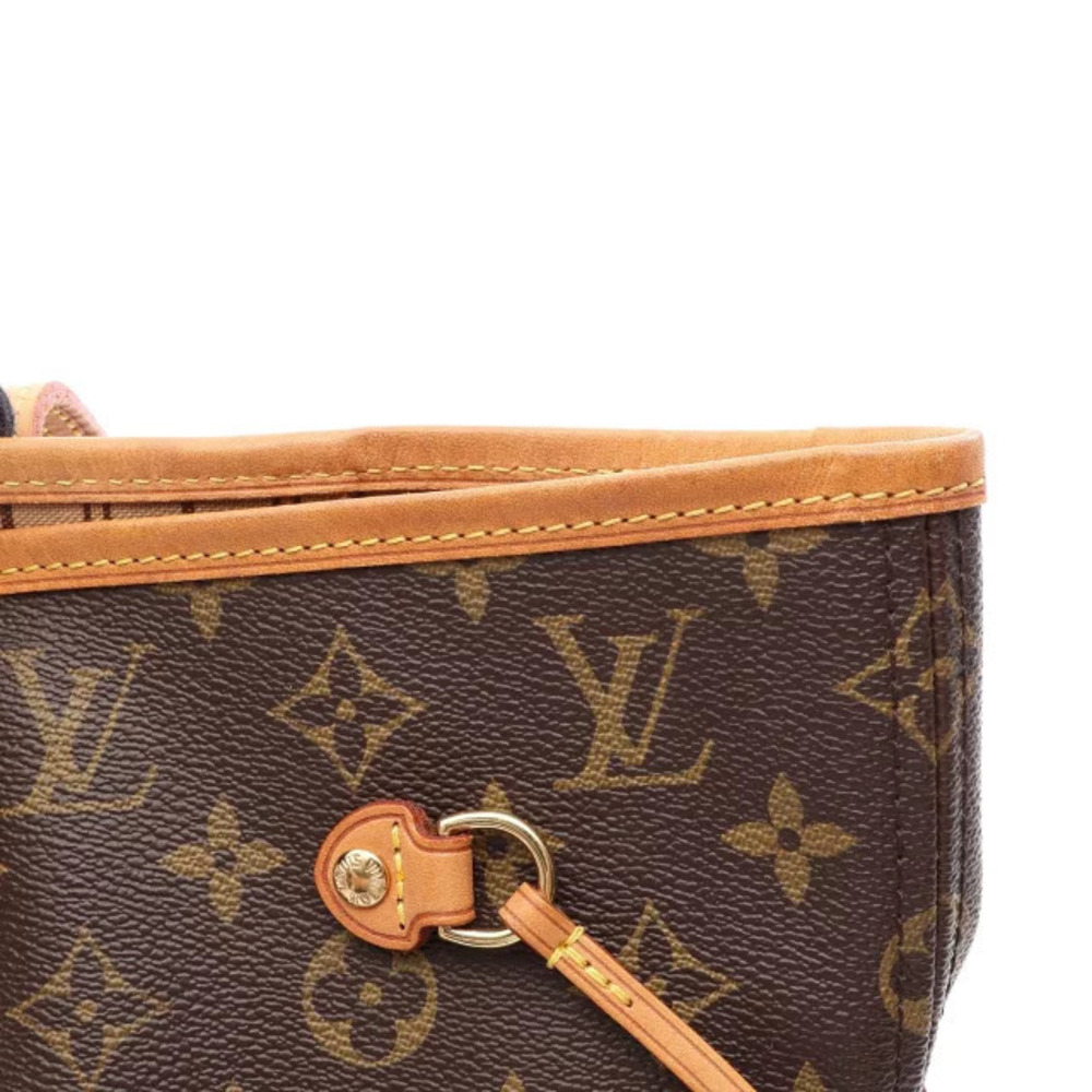 Louis Vuitton Neverfull Tote Bag Canvas Leather Monogram Brown - Picture 6 of 9